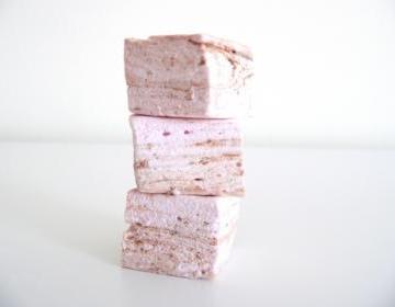 Raspberry, Hazelnut and Chocolate Swirl Marshmallows